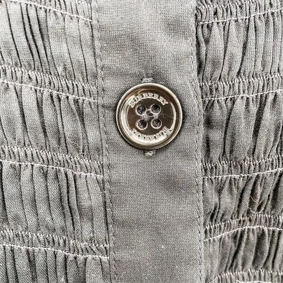 Burberry Dress Shirt Summer Womens Black US 4 Black Midi Knee Length Flare Skirt - Picture 12 of 12